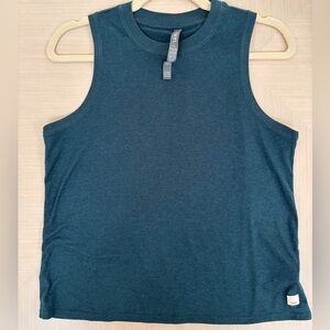 Vuori Deep Teal Crewneck Tank Size S
